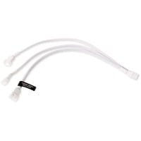 Alphacool Y-kabel splitter 4-pin til 3x 4-pin PWM, 30 cm Hvid