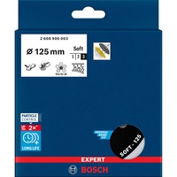 Bosch 2 608 900 003 slibeskive Slibeskive bagepude, Slibning pad Sort, Slibeskive bagepude, Bosch, Sort, Grå, Rund, 12,5 cm, 1 stk