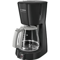 Bosch TKA3A033 kaffemaskine Semi-auto Dråbe kaffemaskine 1,25 L, Filter maskine Sort/grå, Dråbe kaffemaskine, 1,25 L, Malet kaffe, 1100 W, Sort