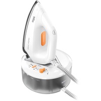 Braun CareStyle Compact IS 2132 2400 W 1,5 L EloxalPlus soleplate Orange, Hvid, Damp strygejern station Hvid/Orange, 2400 W, 400 g/min, EloxalPlus soleplate, 5,5 bar, 1,5 L, 120 g/min