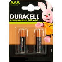 Duracell 203815 husholdningsbatteri Genopladeligt batteri AAA Nikkel-Metalhydrid (NiMH) Genopladeligt batteri, AAA, Nikkel-Metalhydrid (NiMH), 1,2 V, 2 stk, 800 mAh
