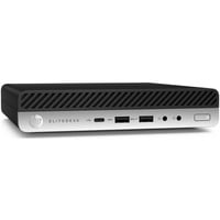 HP Elitedesk 800 G5 DM Renoveret, Mini-PC Sort/Sølv