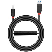 Lindy 43227 USB-kabel 10 m USB 3.2 Gen 1 (3.1 Gen 1) USB A USB B Sort Sort, 10 m, USB A, USB B, USB 3.2 Gen 1 (3.1 Gen 1), 5000 Mbit/s, Sort
