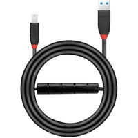 Lindy 43227 USB-kabel USB 3.2 Gen 1 (3.1 Gen 1) 10 m USB A USB B Sort Sort, 10 m, USB A, USB B, USB 3.2 Gen 1 (3.1 Gen 1), 5 Gbit/sek., Sort
