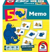 Schmidt Spiele Musen: Elefant-memo, 50-års fødselsdag, Hukommelse spil memory 