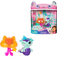 Spin Master GDH FGR Movie2PackFigAqrm GML, Spil figur Gabby's Dollhouse GDH FGR Movie2PackFigAqrm GML, 3 År, Flerfarvet