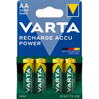 Varta -56756B Husholdningsbatterier Genopladeligt batteri, AA, Nikkel-Metalhydrid (NiMH), 1,2 V, 4 stk, 2400 mAh