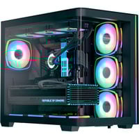 Aerocool P500C EVO-G-BK-v1, Towerkabinet Sort