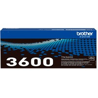 Brother TN-3600 tonerpatron 1 stk Original Sort 3000 Sider, Sort, 1 stk