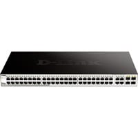 D-Link DGS-1210-52 Administreret L2 Gigabit Ethernet (10/100/1000) 1U Sort, Switch Administreret, L2, Gigabit Ethernet (10/100/1000), Fuld duplex, Stativ-montering, 1U