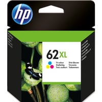HP Original 62XL-blækpatron med høj kapacitet, trefarvet trefarvet, Høj, Blå, Magenta, Gul, Farvebaseret blæk, 11,5 ml, 1 stk, 415 Sider