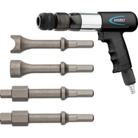 Hazet Vibrationsmeißel-Satz 9035V/5, Pneumatisk værktøj Sort/Blå