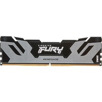 Kingston FURY FURY 16 GB 6400 MT/s DDR5 CL32 DIMM Renegade Silver, Hukommelse Sort/Sølv, 16 GB, 1 x 16 GB, DDR5, 288-pin DIMM