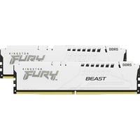 Kingston FURY FURY Beast 64GB 5600MT/s DDR5 CL36 DIMM (sæt med 2) White EXPO, Hukommelse Hvid, 64 GB, 2 x 32 GB, DDR5, 288-pin DIMM