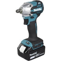 Makita Batteridrevet slagboremaskine DTW210RFJ, 18 Volt, Schlagskruemaskine Blå/Sort