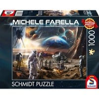 Schmidt Spiele Michele Farella: Uendelige verdener - Rumfartsmissioner, Puslespil 