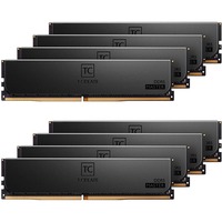 Team Group DIMM 192 GB DDR5-6000 (8x 24 GB) Octa-Kit, Hukommelse Sort