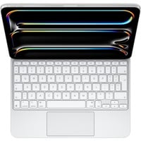 Apple Magic Keyboard til 11" iPad Pro (M4), Tastatur Hvid, Layout i Storbritannien, Scissor mechanism
