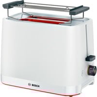 Bosch TAT3M121 brødrister 4 skive(r) 950 W Hvid Hvid, 4 skive(r), Hvid, Niveau, Dreje, 950 W, 220 - 240 V, 50/60 Hz