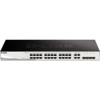 D-Link DGS-1210-28 Administreret L2/L2+ 1U Sort, Switch Administreret, L2/L2+, Fuld duplex, Stativ-montering, 1U