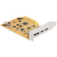 DeLOCK PCIe x4 kort til 1x ekst. USB-C 10 Gbit/s B. + 1x ekstern USB-C DP Alt Mode, USB-controlleren 