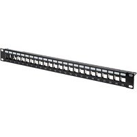 Digitus DN-91411 patch panel 1U Sort, Sort, Reolmontering, 1U, 483 mm, 1,5 mm, 560 mm