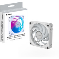 GIGABYTE AORUS EZ CHAIN FAN 120 ICE Bundkort Ventilator 12 cm Hvid 1 stk, Sag fan Hvid, Ventilator, 12 cm, Hvid