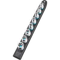 Hazet SmartRail 1/2" topnøglesæt udvendig tolvkantet, 8 dele Sort