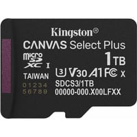 Kingston Hukommelseskort Sort