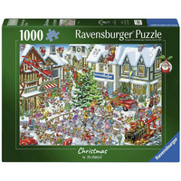 Ravensburger Puzzle Ray Nicholson: Wimmelbild Weihnachten, Puslespil 