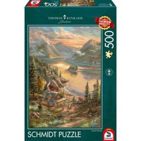 Schmidt Spiele Thomas Kinkade Studios: Pragt ved søbredden, Puslespil 