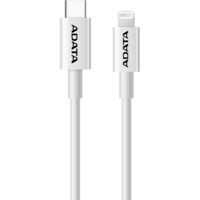 ADATA AMFICPL-1M-CBK Lightning kabel Sort Hvid, 1 m, Lightning, USB C, Hanstik, Hanstik, Sort