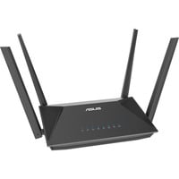 ASUS RT-AX52 AX1800 AiMesh trådløs router Gigabit Ethernet Dual-band (2,4 GHz / 5 GHz) Sort Wi-Fi 6 (802.11ax), Dual-band (2,4 GHz / 5 GHz), Ethernet LAN, Sort, Bordplade router