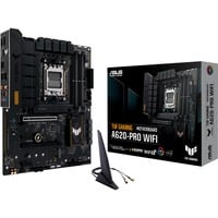 ASUS TUF GAMING A620-PRO WIFI AMD A620 Sokkel AM5 ATX, Bundkort AMD, Sokkel AM5, AMD Ryzen 5000 Series, AMD Ryzen 7000 Series, Sokkel AM5, DDR5-SDRAM, 192 GB