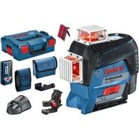 Bosch Linjelaser GLL 3-80 C Professional, laser-modtager LR 7, L-BOXX, Kryds- & linjelaser Blå/Sort