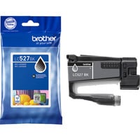 Brother LC527BK blækpatron 1 stk Original Sort Sort, Pigmentbaseret blæk, 1 stk, 1300 Sider, Enkelt pakke
