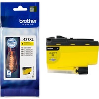 Brother LC-427XLY blækpatron 1 stk Original Højt (XL) udbytte Gul Højt (XL) udbytte, Gul, Pigmentbaseret blæk, 1 stk, 5000 Sider, Enkelt pakke