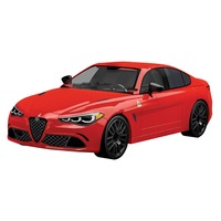 COBI Alfa Romeo Giulia Quadrifoglio, Bygge legetøj Rød