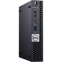 Dell Optiplex 7070 MFF Renoveret, Mini-PC Sort