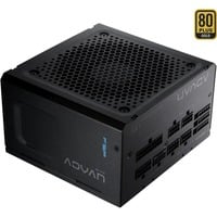 FSP ADVAN-850GM enhed til strømforsyning 850 W 20+4 pin ATX ATX Sort, PC strømforsyning 850 W, 100 - 240 V, 5.5 A, Aktiv, 100 W, 850 W