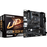 GIGABYTE A520M DS3H V2, Bundkort 