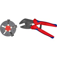 KNIPEX MultiCrimp med udskifteligt magasin, Crimpning værktøj Rød/Blå