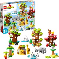LEGO DUPLO Verdens vilde dyr, Bygge legetøj Byggesæt, 2 År, Plast, 142 stk, 3,21 kg