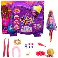 Mattel Barbie Color Reveal Glimmer! Hårskifte dukke glimmerblå 