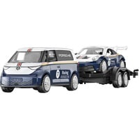 SIKU SUPER VW ID. Buzz med Porsche 911 GT3 RS, Model køretøj 