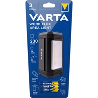 VARTA WORK FLEX AREA LIGHT nødlampe 230 lm Sort, Arbejds lys Sort, 230 lm, Sort, 35 t, 119 mm, 227 g