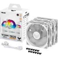 ASUS TUF GAMING TR120 ARGB, Sag fan Hvid/gennemsigtig