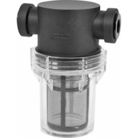Alphacool ES Big Inline Partikelfilter 2x G1/4" IG/IG Sort/gennemsigtig