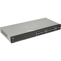 Cisco SF350-24 Administreret L2/L3 Fast Ethernet (10/100) Sort, Switch grå, Administreret, L2/L3, Fast Ethernet (10/100), Stativ-montering