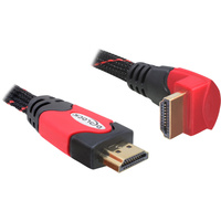 DeLOCK 5m HDMI HDMI-kabel HDMI Type A (Standard) Sort, Rød Sort, 5 m, HDMI Type A (Standard), HDMI Type A (Standard), 10,2 Gbit/sek., Sort, Rød